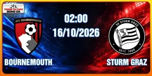 Soi kèo Bournemouth vs Sturm Graz, 2h 16/10 - Europa League